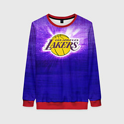 Свитшот женский Los Angeles Lakers, цвет: 3D-красный