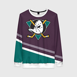 Свитшот женский Anaheim Ducks Selanne, цвет: 3D-белый