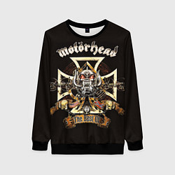 Свитшот женский Motorhead: The best of, цвет: 3D-черный