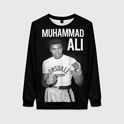 Свитшот женский Muhammad Ali, цвет: 3D-черный