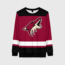 Свитшот женский Arizona Coyotes, цвет: 3D-черный