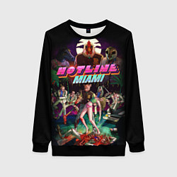 Женский свитшот Hotline Miami