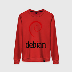 Женский свитшот Debian