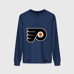 Свитшот хлопковый женский Philadelphia Flyers, цвет: тёмно-синий