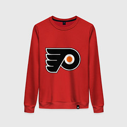 Свитшот хлопковый женский Philadelphia Flyers, цвет: красный