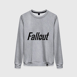 Свитшот хлопковый женский Fallout, цвет: меланж