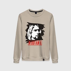 Женский свитшот Nirvana: Kurt Cobain