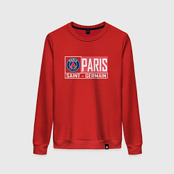 Свитшот хлопковый женский Paris Saint-Germain - New collections, цвет: красный