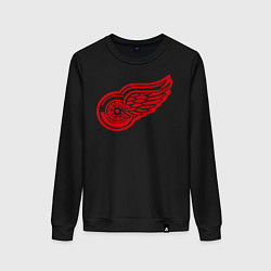 Свитшот хлопковый женский Detroit Red Wings: Pavel Datsyuk, цвет: черный