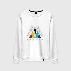 Свитшот хлопковый женский Imagine Dragons: Evolve, цвет: белый