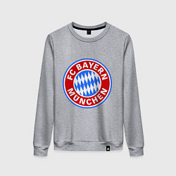 Свитшот хлопковый женский Bayern Munchen FC, цвет: меланж