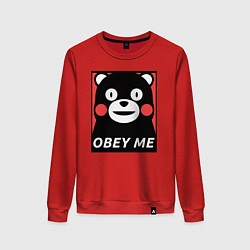 Женский свитшот Kumamon: Obey Me