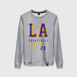 Свитшот хлопковый женский Lebron 23: Los Angeles, цвет: меланж