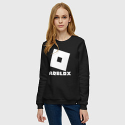 Свитшот хлопковый женский ROBLOX, цвет: черный — фото 2