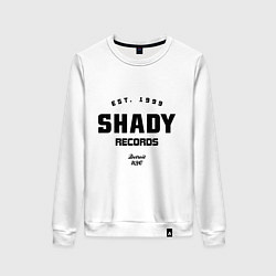 Свитшот хлопковый женский Shady records, цвет: белый