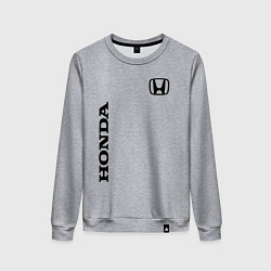 Свитшот хлопковый женский HONDA, цвет: меланж