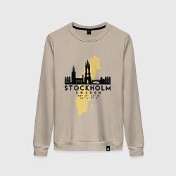 Женский свитшот Stockholm