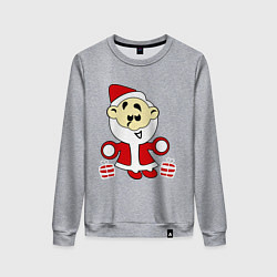 Женский свитшот Дед мороз с подарками