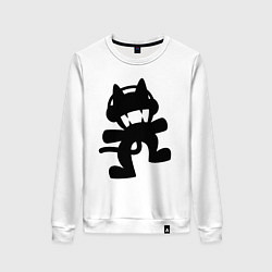 Свитшот хлопковый женский MONSTERCAT, цвет: белый