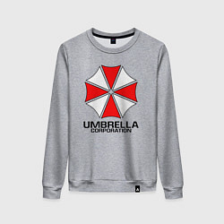 Свитшот хлопковый женский UMBRELLA CORP, цвет: меланж