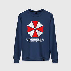 Свитшот хлопковый женский UMBRELLA CORP, цвет: тёмно-синий