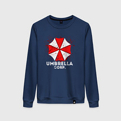 Свитшот хлопковый женский UMBRELLA CORP, цвет: тёмно-синий