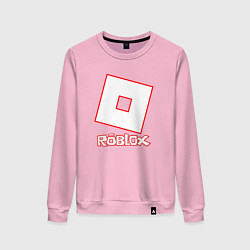 Свитшот хлопковый женский ROBLOX, цвет: светло-розовый