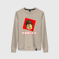 Свитшот хлопковый женский ROBLOX, цвет: миндальный