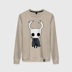 Свитшот хлопковый женский Рыцарь Hollow Knight, цвет: миндальный