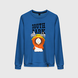 Свитшот хлопковый женский South Park Кенни, цвет: синий