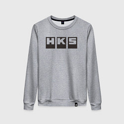Свитшот хлопковый женский HKS, цвет: меланж