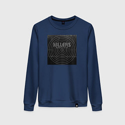 Свитшот хлопковый женский The Killers, цвет: тёмно-синий