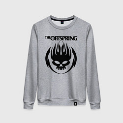 Свитшот хлопковый женский THE OFFSPRING, цвет: меланж