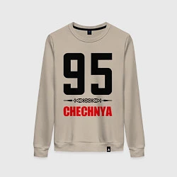 Женский свитшот 95 Chechnya