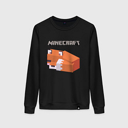 Свитшот хлопковый женский MINERCRAFT, цвет: черный