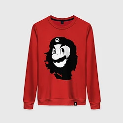Свитшот хлопковый женский Che Mario, цвет: красный