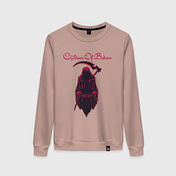 Свитшот хлопковый женский Children of Bodom Z, цвет: пыльно-розовый