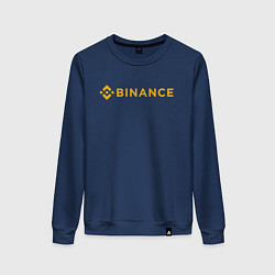 Женский свитшот BINANCE БИНАНС БИРЖА