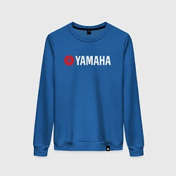 Свитшот хлопковый женский YAMAHA ЯМАХА, цвет: синий