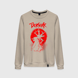 Свитшот хлопковый женский BERSERK, цвет: миндальный