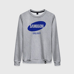 Свитшот хлопковый женский Samogon galaxy, цвет: меланж