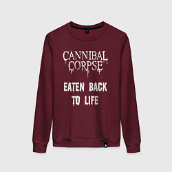 Женский свитшот Cannibal Corpse Eaten Back To Life Z