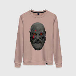 Свитшот хлопковый женский Kratos ART, цвет: пыльно-розовый