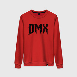 Свитшот хлопковый женский DMX Logo Z, цвет: красный