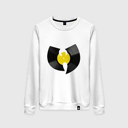 Свитшот хлопковый женский Wu-Tang Vinyl, цвет: белый