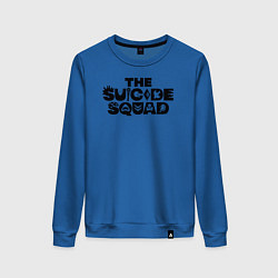 Свитшот хлопковый женский The Suicide Squad, цвет: синий