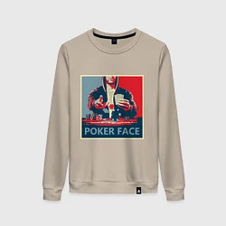 Женский свитшот Poker face