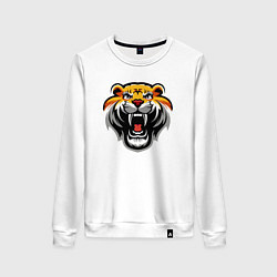 Свитшот хлопковый женский Power Tiger, цвет: белый