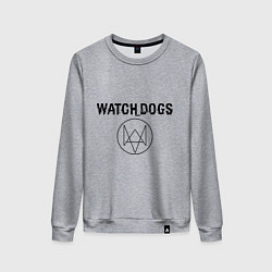 Свитшот хлопковый женский Watch Dogs, цвет: меланж