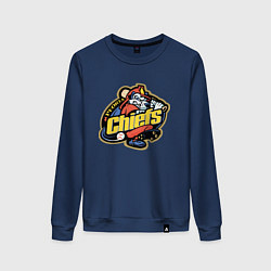 Свитшот хлопковый женский Peoria Chiefs - baseball team, цвет: тёмно-синий